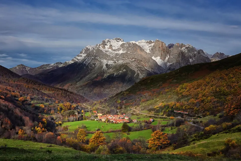 Montañas de Picos de Europa vistas desde Liébana