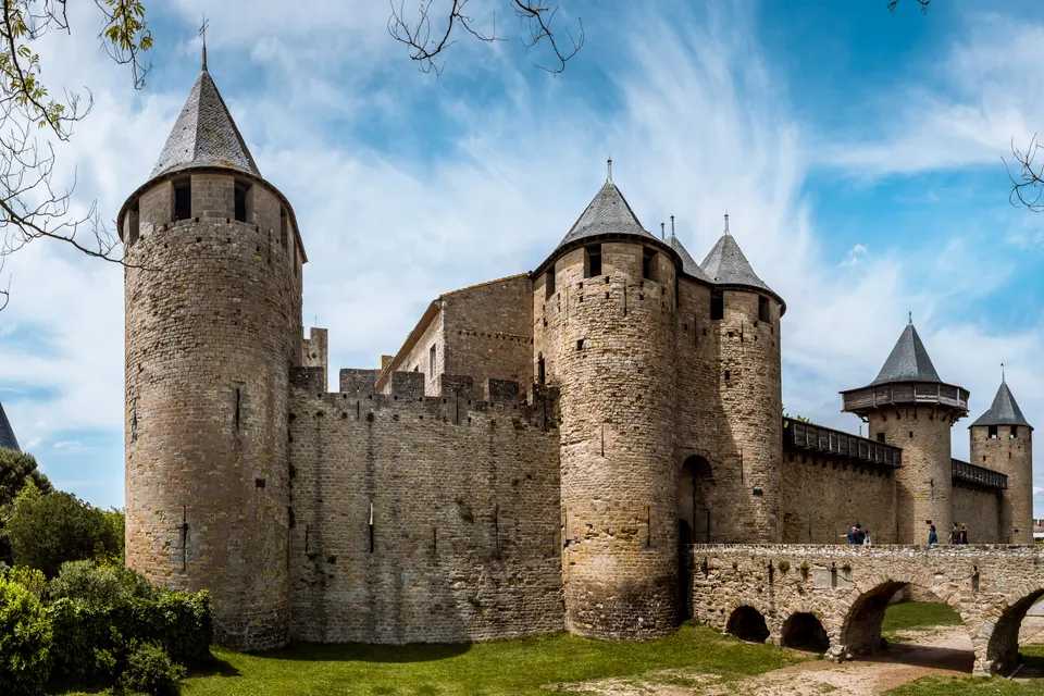 Murallas de la ciudad medieval de Carcassonne