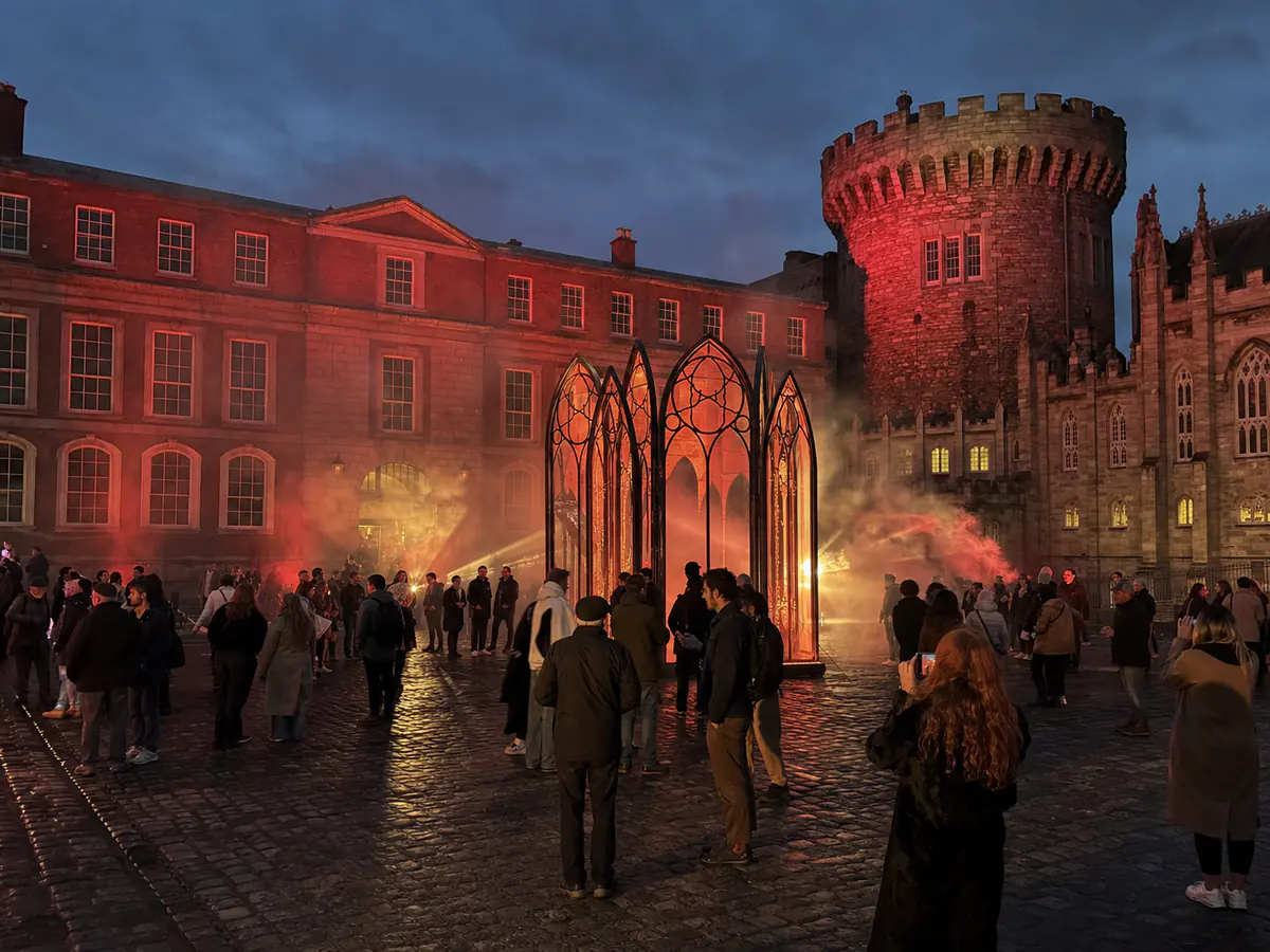 Celebración del Bram Stoker Festival en el centro de Dublín