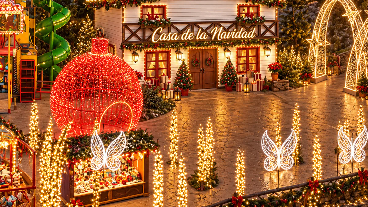 Recreación de la Casa de la Navidad de Torrejón