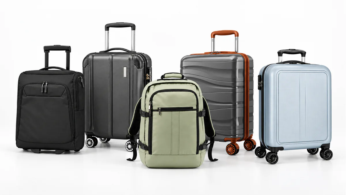 Cinco maletas de 10 kg comparadas para viajar en avión